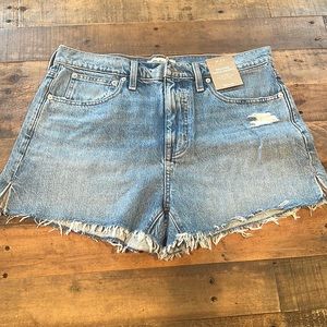 NWT Madewell Relaxed Denim Shorts, Womens 29